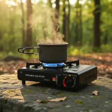 Imagem de Fogareiro Fogão A Gás Portátil Acampamento Camping Pesca - Yeet