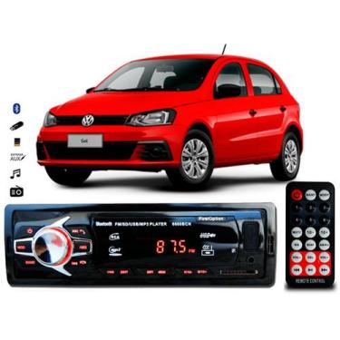 Imagem de Aparelho Som Mp3 Vw Gol G3 G4 G5 Bluetooth Pendrive Rádio - OESTESOM
