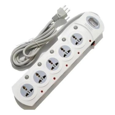 Imagem de Filtro De Linha Regua 16 Tomadas Multimetro Tomada Extensao - Congratu