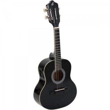 Imagem de Cavaquinho Eletroacústico CS-14 EP com Equalizador EP1 Passivo e Tarraxas Niqueladas Preto Giannini