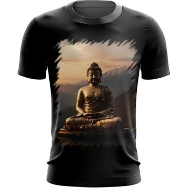 Imagem de Camiseta Dryfit Estátua de Buda Iluminado Religião 17 - Kasubeck Store