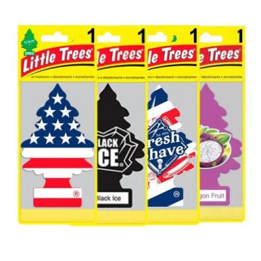 Imagem de 4 Cheirinho Aromatizante Little Tree Diferente Carro Usa Ice