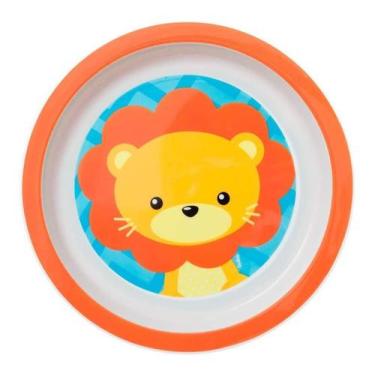 Imagem de Pratinho Infantil Leãozinho 350ml Introdução Alimentar Pode Ir Ao Micr
