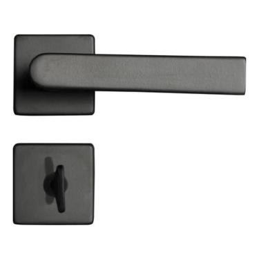 Imagem de Fechadura Zm Concept 414 Porta Banheiro 40mm Preta Pado