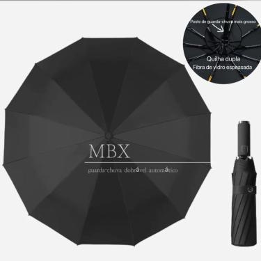 Imagem de Guarda Chuva Automático OEM Proteção Solar Blackout Dupla Quilha em Poliéster 33cm X 10...