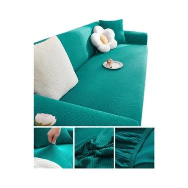 Imagem de Capa De Sofá Elástica Em Jacquard Para Sofás De 1, 2, 3 E 4 Lugares Em