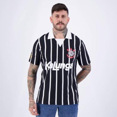 Imagem de Camisa Polo Coimbra Corinthians Retrô Kalunga-Masculino