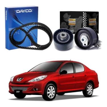 Imagem de Kit Correia Dentada Tensor 207 Sedan 1.6 16v 2009 A 2013 - Dayco