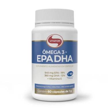 Imagem de Ômega 3 EPA DHA Vitafor Com Vit E 1000mg,  60 Caps