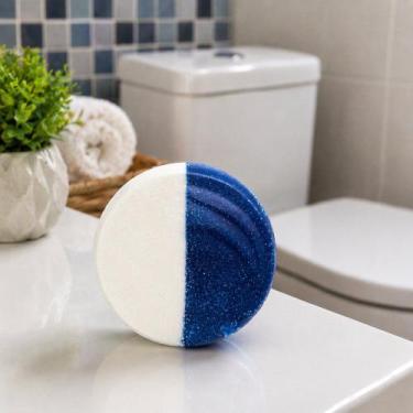 Imagem de Tablete Detergente Sanitário Marine Bicarbonato Limpeza Vaso Sanitário