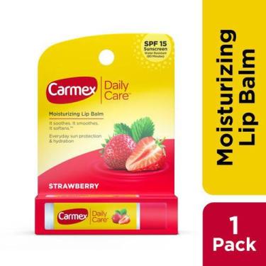 Imagem de Hidratante Labial, Daily Care, Stick, Sabor Morango, Carmex