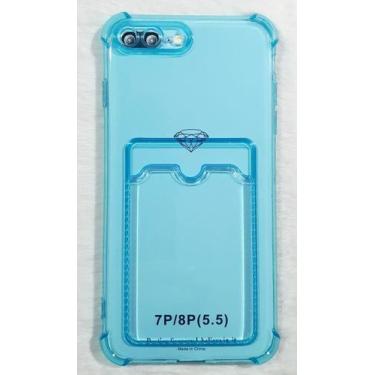 Imagem de Capinha Proteção de Camera e Porta Cartão Compativel com iPhone 7 Plus