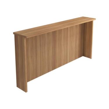 Imagem de Painel Ilha Cozinha Canelado 200 100% MDF Nature - Nesher