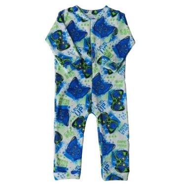 Imagem de Macacão Fleece Infantil - Dodarô, Azul, 08