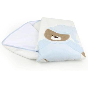 Imagem de Manta Infantil Ursinho Nino Azul Zip Toys - Zippy Toys