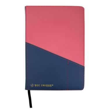 Imagem de Caderno A5 Romanese - Capa PU com Bolso/ Pautado/ 80 Folhas - Bee Uniq