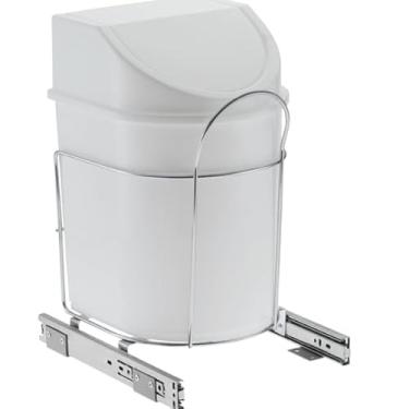 Imagem de Lixeira Deslizante Embutida De Armário Aço Inox 12L Schmitt