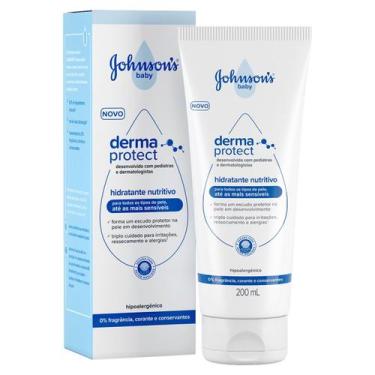 Imagem de LOÇÃO HIDRATANTE J&ampJ BABY DERMA PROTECT 200ML - Johnson'S Baby