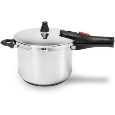 Imagem de Panela de Pressão Inox Brinox Ultra com Fundo Triplo 4 Litros Ø20 cm c