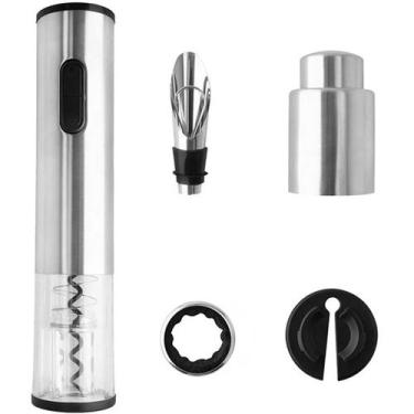 Imagem de Kit vinho com saca rolhas elétrico 5 peças - CLINK