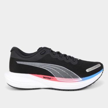 Imagem de Tênis Puma Deviate Nitro 2 Masculino, Azul, Preto, 39