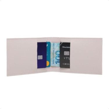 Imagem de Kit de Porta Cartão Slim OEM 20cm X 10cm X 7,2cm Marfim Unissex
