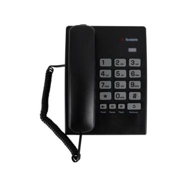 Imagem de Telefone de Mesa Ibratele 04566 Preto, Preto