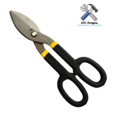 Imagem de Tesoura De Funileiro Corta Chapa Profissional 25 Cm 10 Pol Fertak