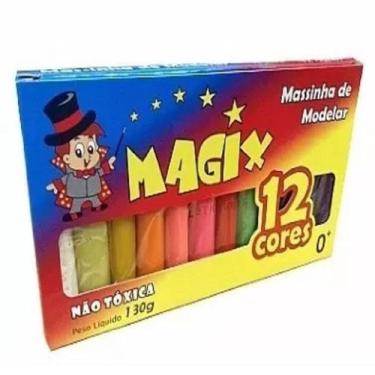 Imagem de Massinha De Modelar Magix 12 Cores 130G - 12 Unidades