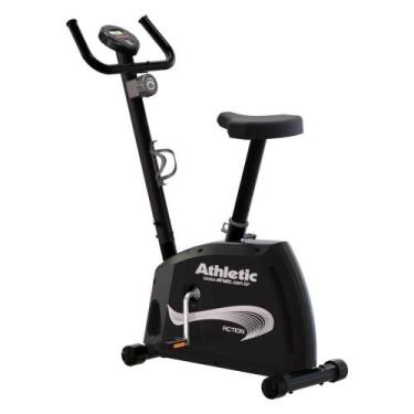 Imagem de Bicicleta Ergométrica Vertical Athletic Action Magnética 8 Níveis 140K
