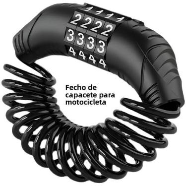 Imagem de Cadeado Universal Para Capacete De Moto, Carros Elétricos E Bicicletas