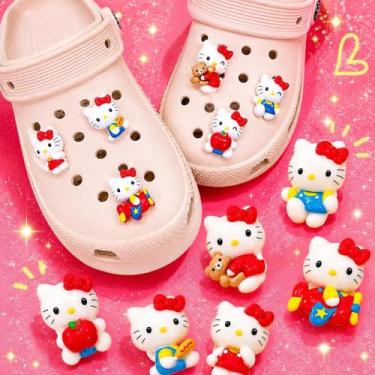Imagem de Pins Bottons Para Babuche Moda Snoopy Hello Kitty Brilho Fofo - GRYPH,