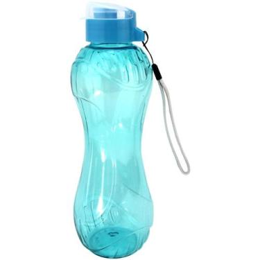 Imagem de Garrafa Squeeze Fit Plástico 600ml - Azul  - Cb1098 - C3b