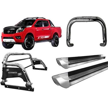 Imagem de KIT QUEBRA MATO+SANTO ANTONIO H3+ESTRIBO FONTIER 17/20 CROMO