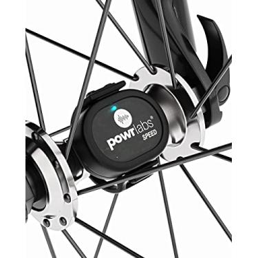 Imagem de POWR LABS Sensor de velocidade de bicicleta, sensor de bicicleta Bluetooth, bicicleta com sensor de velocidade ANT+, sensor de velocidade de bicicleta giratória, compatível com computadores de bicicleta Garmin, Wahoo, Zwift, Trainer Road e aplicativos Polar