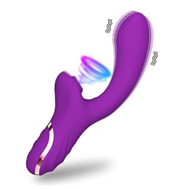 Imagem de Vibrador 20 modos Estimulador do Clitóris Sucção e do Ponto G Feminino Erótico Zatla (Roxo)