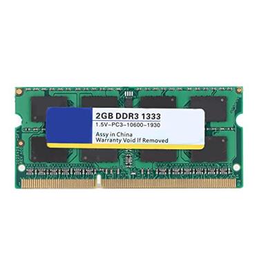 Imagem de DDR3 Ram 1333Mhz/1600Mhz, Desempenho Estável Potente Resposta Rápida Durável Dissipação de Calor Portátil Memória de Notebook Portátil, Chip de Memória, RAM com Alta Temperatura (1333Mhz 2GB)