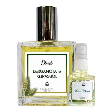 Imagem de Perfume Bergamota & Girassol 100ml Masculino - Blend de Óleo Essencial Natural + Perfume de presente