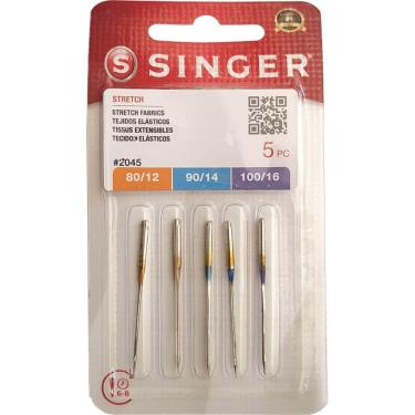 Imagem de Agulha Singer Doméstica Especial Cabo Dourado Variado