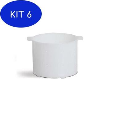 Imagem de Kit 6 Forma Plastica Para Queijo 1Kg - Gep