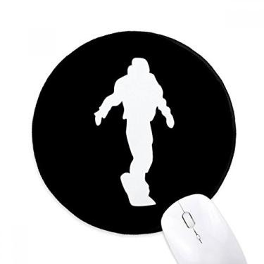 Imagem de Tapete de mouse com contorno preto para computador e escritório