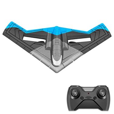 Imagem de DOYING RC Airplane 2.4GHz Glider RC Plane Aircraft Flight Toys for Adults Kids Boys with LED Light Gyro Stabilization