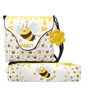 Imagem de Kit Infantil Bolsa e Estojo Abelhinha, Magicc KI-088