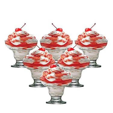 Imagem de Ruvolo, Jogo de Taça para Sobremesa Cancun, Taça de Vidro 6 pcs, 300ml