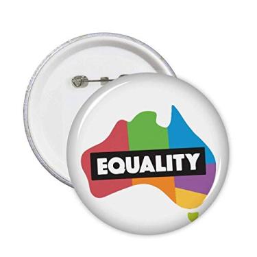 Imagem de Diferença de gênero Australiano Igualdade Arco-íris Emblema Emblema Acessório Decoração 5 peças