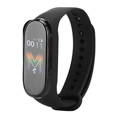 Imagem de Smartband impermeável, relógio inteligente, tela sensível ao toque Smartband preto para mulheres e homens casais crianças meninos