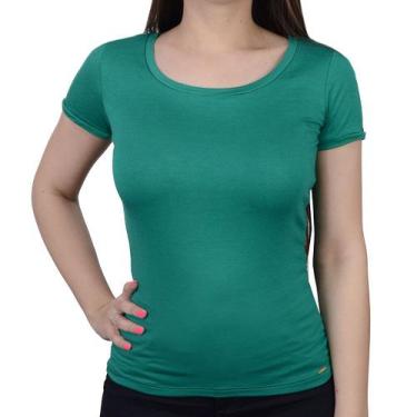 Imagem de Camiseta Feminina Lunender Verde Leaf - 00369