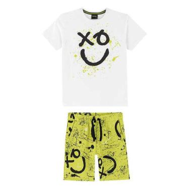 Imagem de Conjunto Teen Masculino Camiseta + Bermuda Lemon 81338 - Lemon Kids