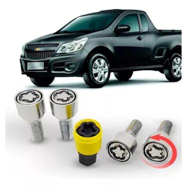 Imagem de Trava Parafuso Antifurto De Rodas GM Chevrolet Astra Corsa Meriva Zafira Montana Agile Celta Prisma Kadett Vectra