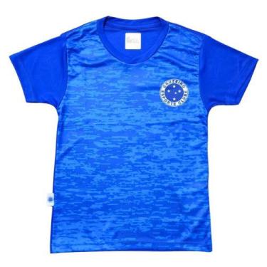 Imagem de Camiseta Cruzeiro Infantil Rajada Azul Oficial - Revedor